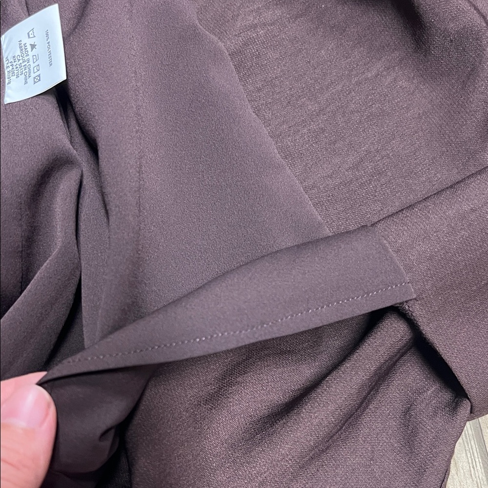 Frank & Oak Deep Brown Midi Dress - Picture 6 of 6
